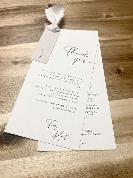 "Diana" Menu