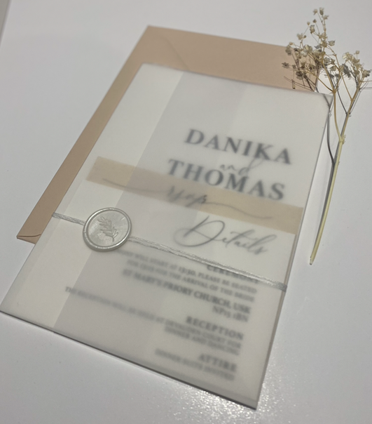 "Danika" invitation bundle